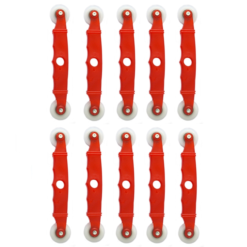 10 Screen Wheel Tool with Nylon Wheels Rollers with Plastic Handles Screen Press