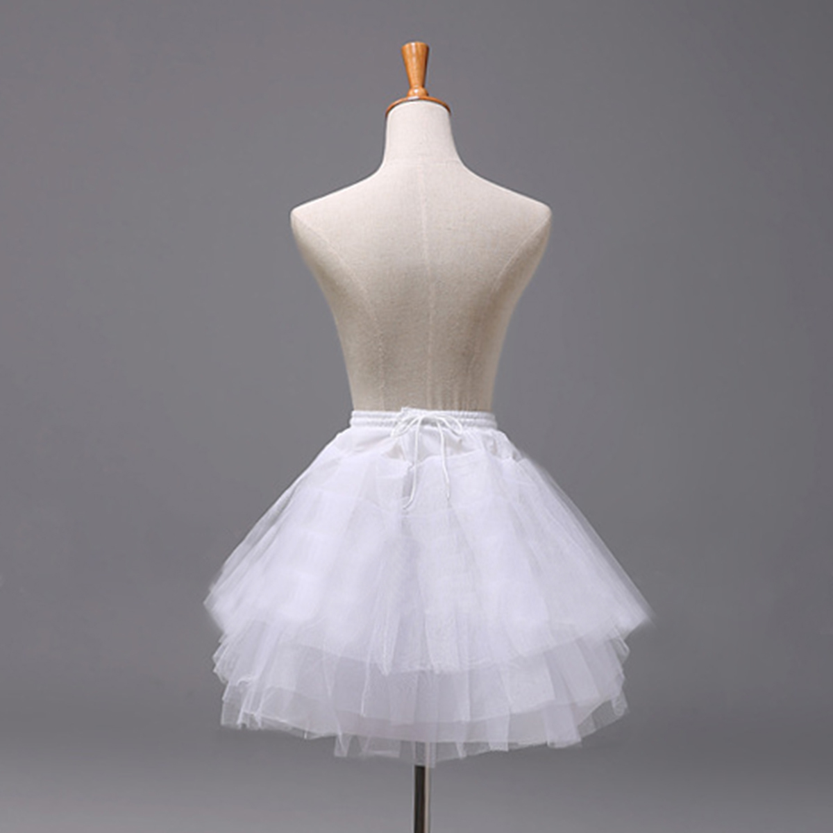Kids Meisjes 3 Lagen Net A-lijn Petticoat Onderrok Crinoline Slip Voor Prinses Verjaardag Bruiloft Prom Party Bloem Meisje Jurken