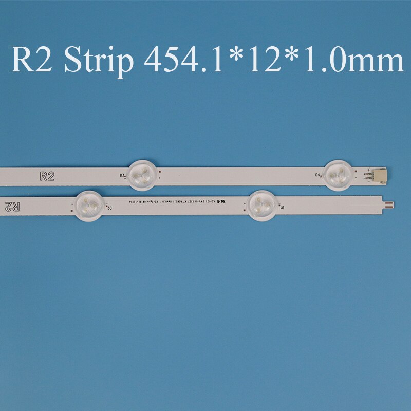 Faixa de luz led para retroiluminação de tv, para lg 47ln542v 47ln543v 47 inques., conjunto completo de faixas de luz para substituição.