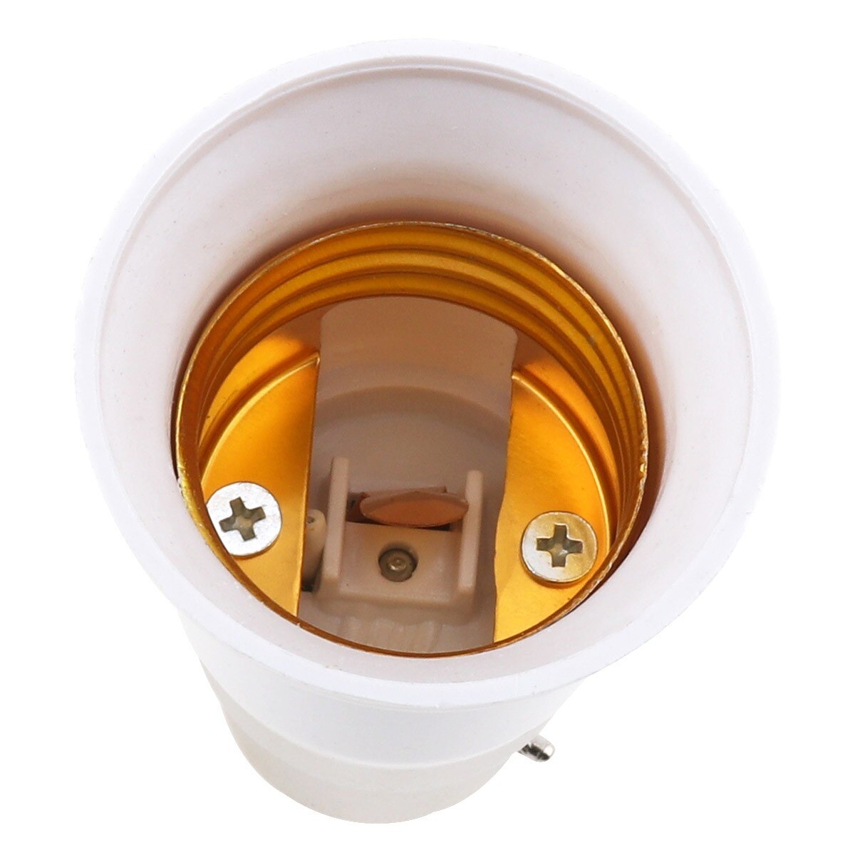 5 stk/parti  b22 to e27 e14 toe 27 led pære sokkel adapter universal lyskonverter lampe fatning holder led pære fatninger  e27 skrue pære