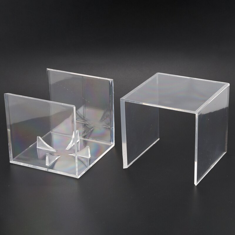 Caja de béisbol acrílica de 9 pulgadas, expositor transparente para pelota de tenis y Golf, caja de almacenamiento de recuerdo, soporte con protección Uv a prueba de polvo