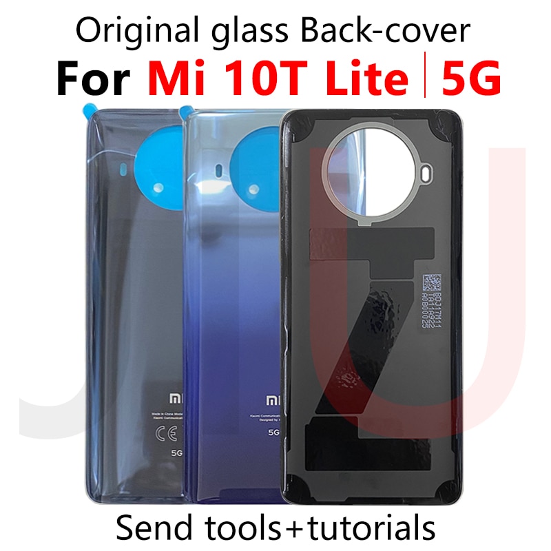 Nieuw Voor Xiaomi Mi 10T Lite Batterij Back Cover, xiaomi MI10i Back Cover Glassfor Xiaomi Mi10T Lite 5G