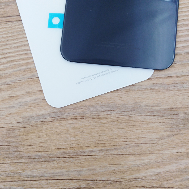Neue Zurück Glas Batterie Abdeckung Hinten Tür Gehäbenutzen fallen Reparatur Ersatz Teile Für ASUS Zenfone 4 ZE554KL &Ampere; Klebstoff Aufkleber + Logo
