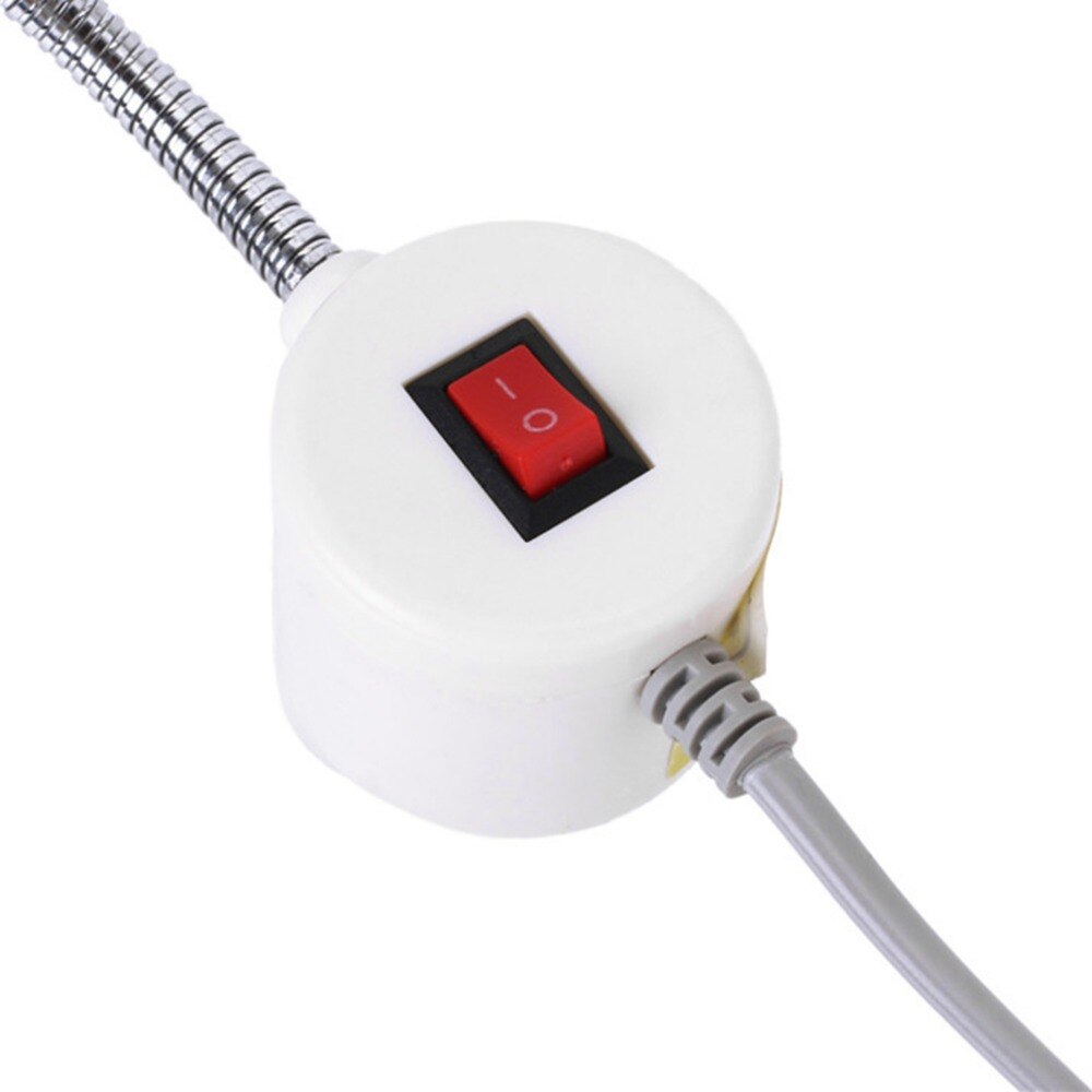 220-250V 30 LEDs Sewing Machine Light Gooseneck Lamp with Magnetic Base Home Working Light Lamp Sewing Machine Accessories