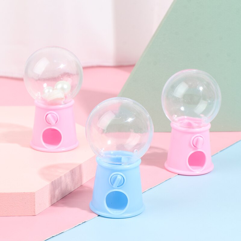 1 PC Mini Candy Machine Bubble Gumball Dispenser Coin Bank Kids Toy