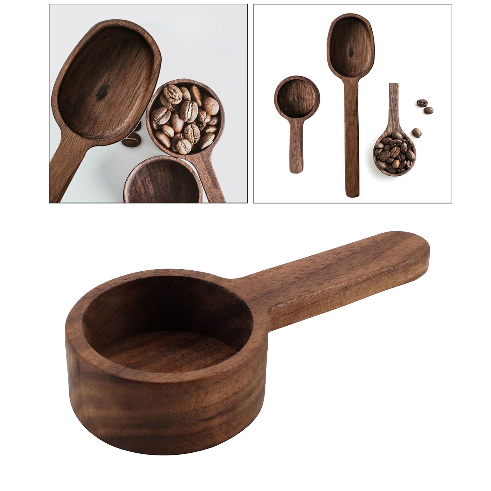 Classic Wood Coffee Measuring Spoons Tablespoons Baking Utensils Kitchen: B