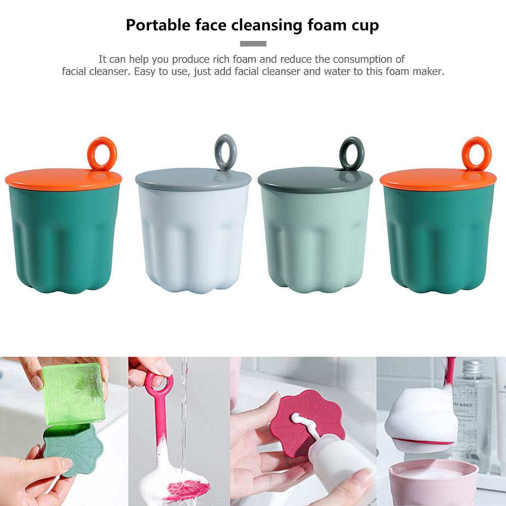 Outil de nettoyage moussant pour le visage, nettoyant Simple pour le visage, appareil à bulles, shampoing, maquillage, voyage