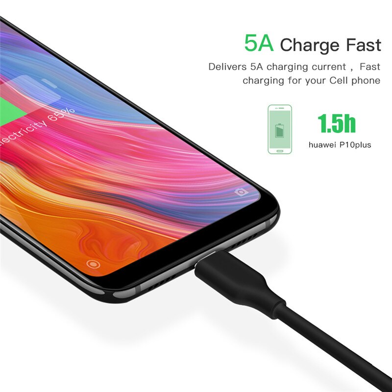 100W Typ C zu USB C PD Kabel für Samsung S10 Hinweis 10 Schnelle Ladung 5A USB-C Ladegerät Daten Transfer Kabel für iPad MacBook Profi