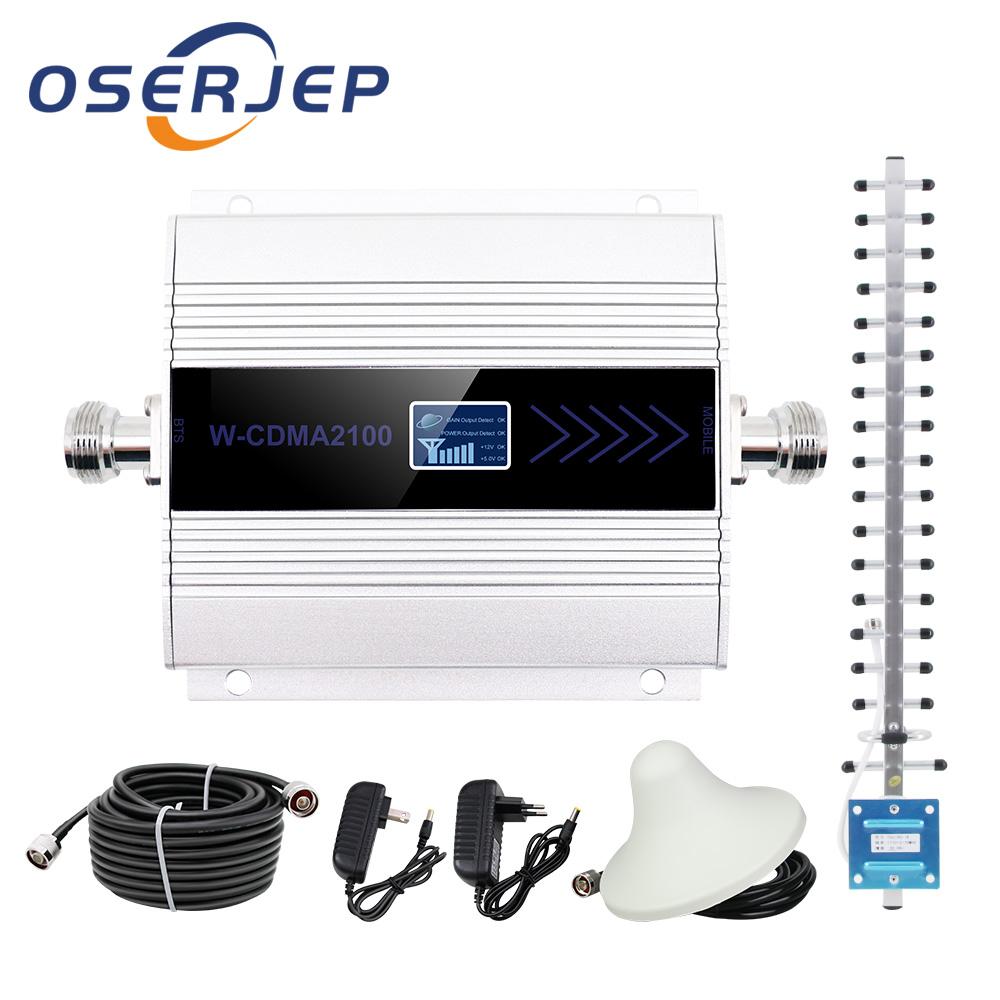 UMTS 2100 3G Repeater Celular MOBILE PHONE Signal amplifier Booster repeater with Yagi Antenna