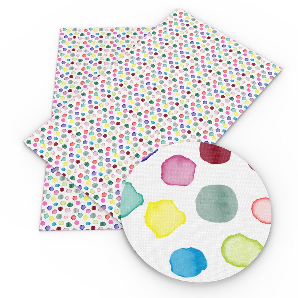 20*34cm maling geometrisk trykt imiteret læder stof ark vinyl kunstlæder hjemmetekstil polstring gør-det-selv sløjfer ,1 yc 12005: 1109048001