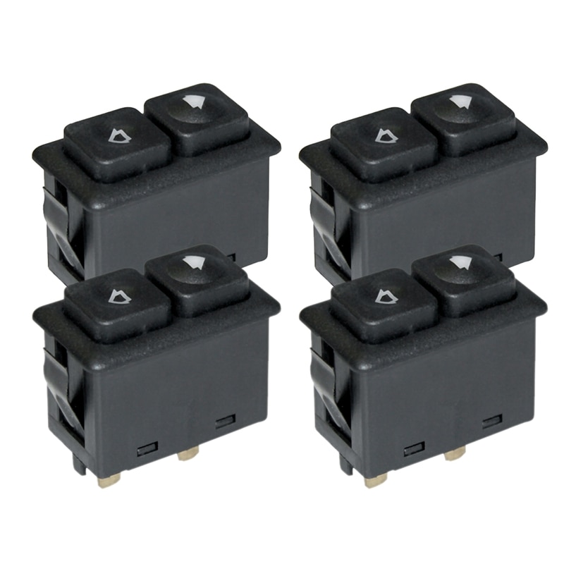 Interrupteur de toit ouvrant de fenêtre électrique, pour Bmw E30 E24 E28 à partir de 09/1986 61311381205 / 61 31 1 381 205 4 pièces