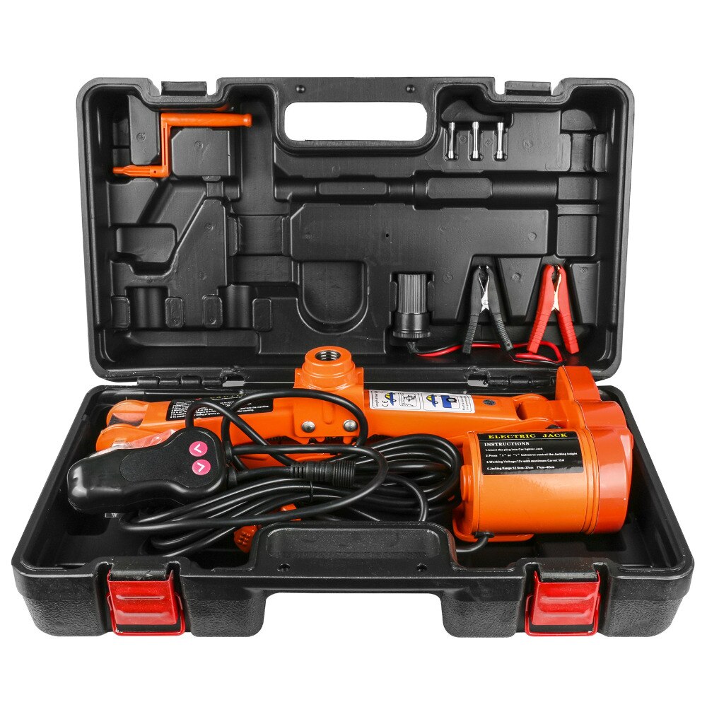 Draagbare 12V Auto Jack 3Ton Elektrische Jack Auto Lift Schaar Jack Lifting Machinisms Lift Jack