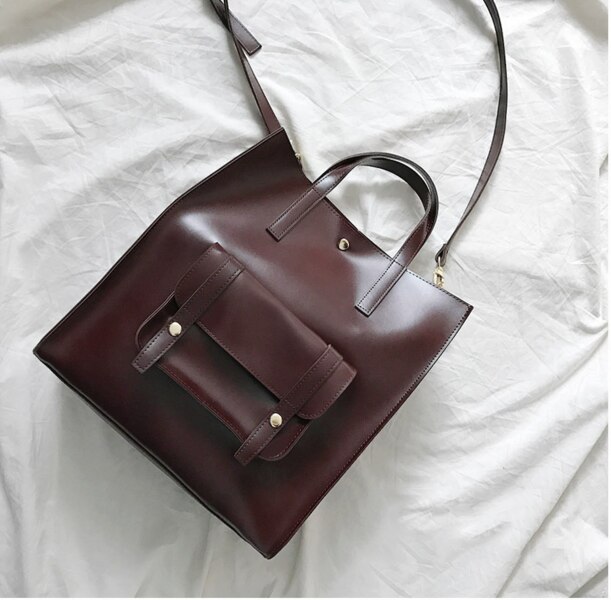 Sac à main rétro, sacoche à bandoulière simple, sacoche japonaise, sacoche à bandoulière,: Bourgogne