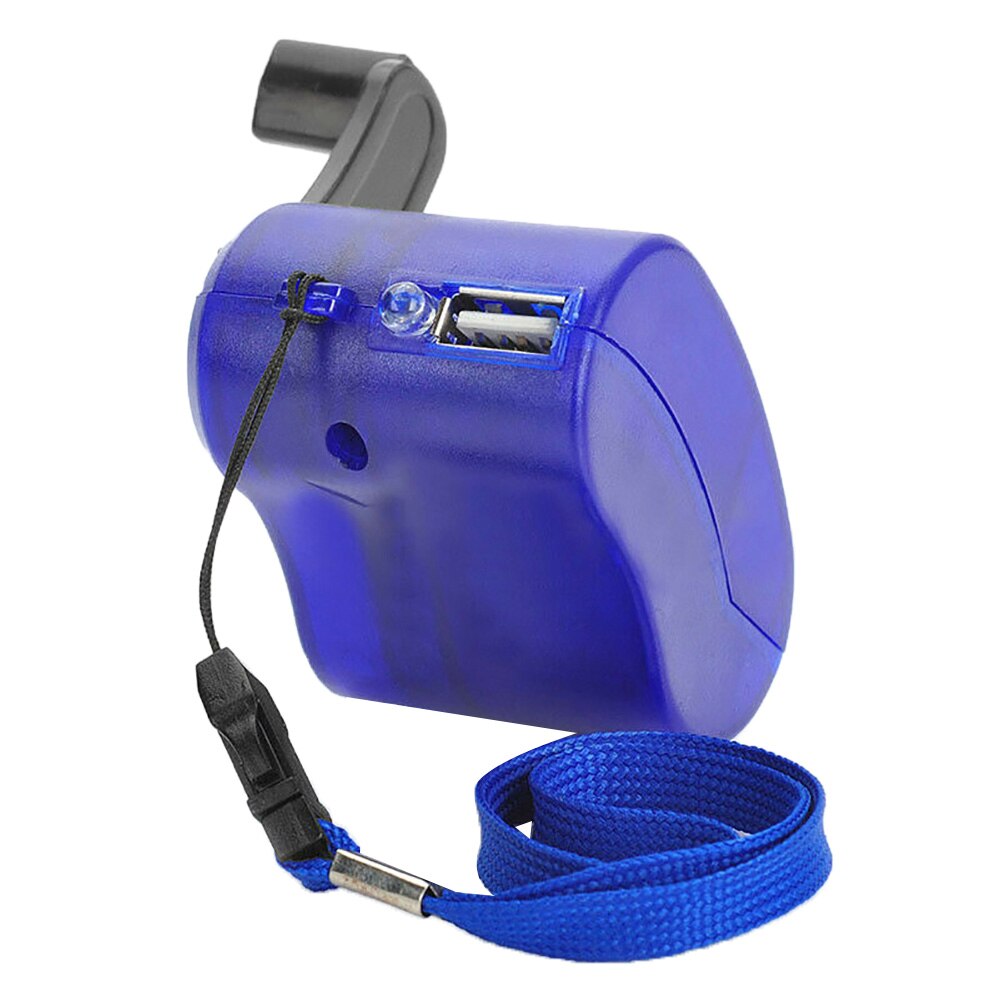 Cargador de teléfono Manual con manivela USB, generador de emergencia portátil para exteriores, senderismo, Camping, salida USB