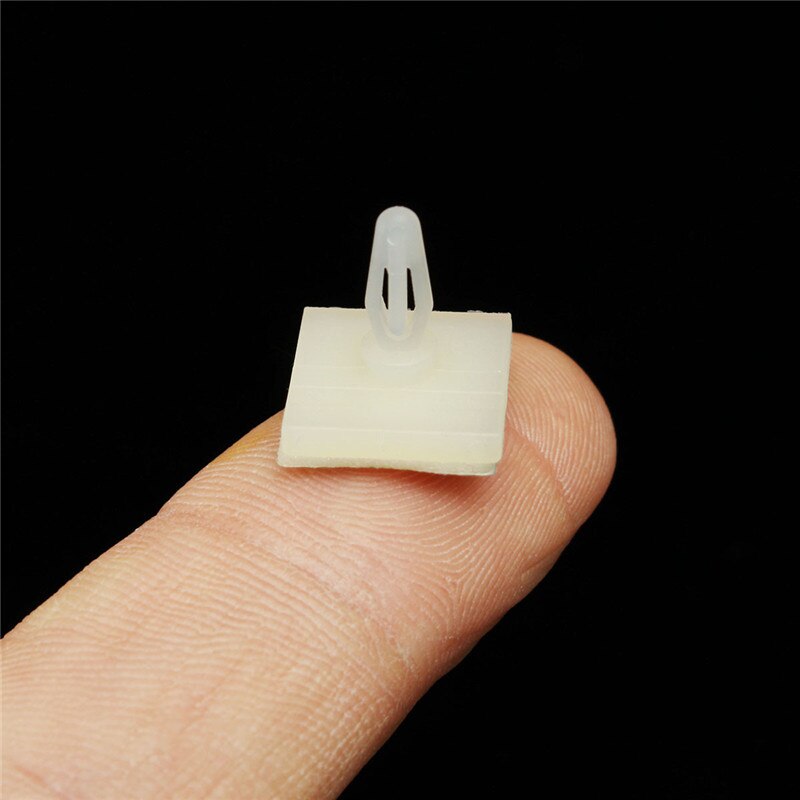 50/100pcs/Set HC-5 Nylon Plastic Stick Fixed Clip On PCB Spacer Standoff Locking Snap-In Fixed Clips Adhesive 3mm Hole Support