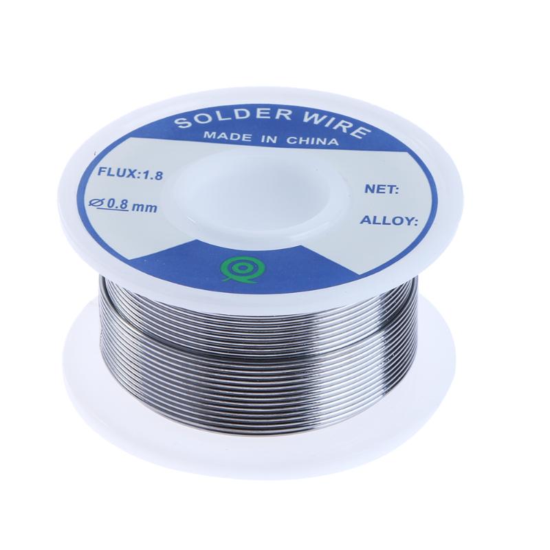 Loodvrij Tin Zilver Soldeer Flux 1.8 3% Zilver 0.8Mm Speaker Diy Materiaal Soldeer Soldeer Wire Roll e5M1
