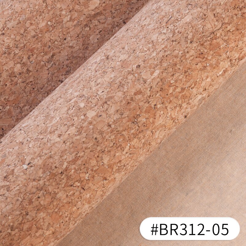 Meetee 90 x 140cm 0.5mm tissu en cuir de liège naturel pur tissu grain de bois matériau doux pour chaussures de fond sac à main décoration artisanat: 5