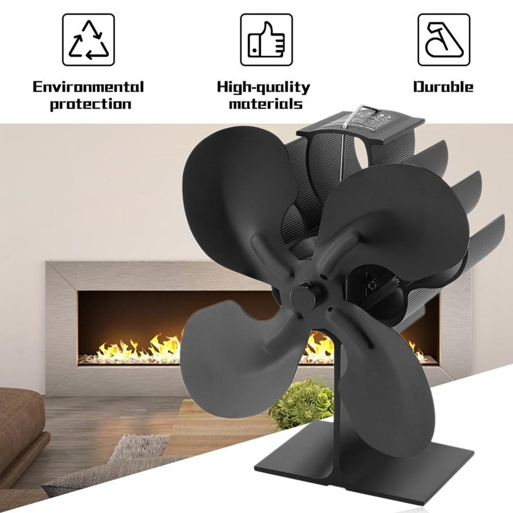 Fogão a lenha lareira lareira fogo ventilador log queimador de madeira casa calor alimentado circulação eficiente distribuição calor fogão ventilador