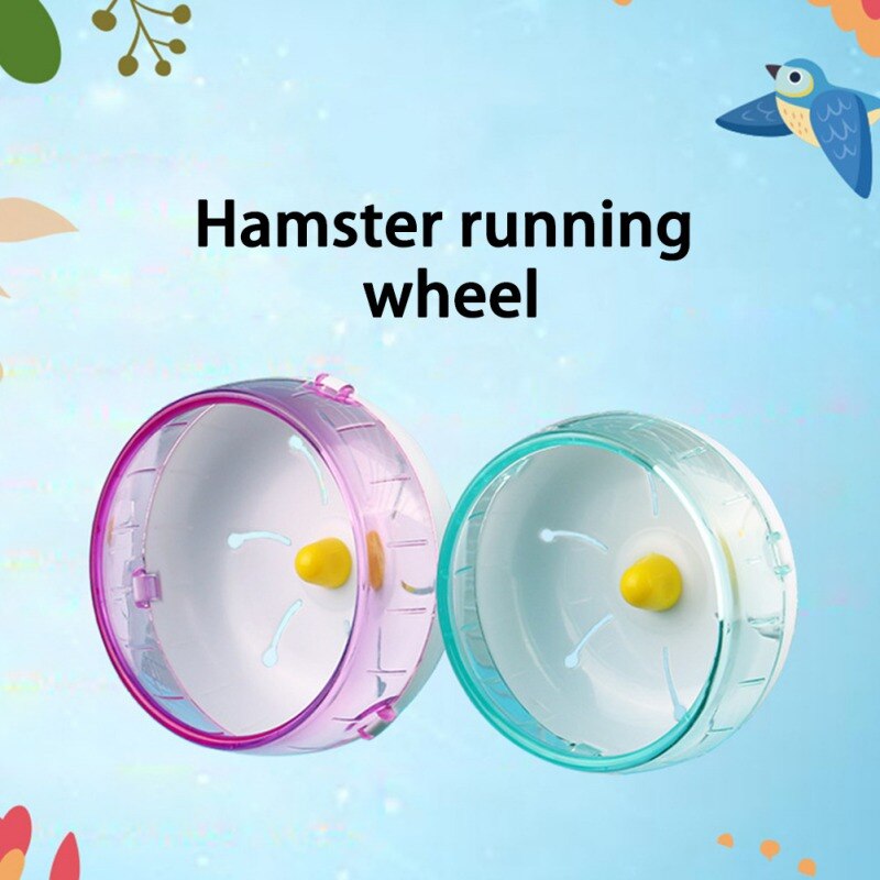 Hamster Exercise Wheel Quiet Spinner Guinea Pig Running Round Wheels Cage Sports Accessories For Small Animal Pet Toy