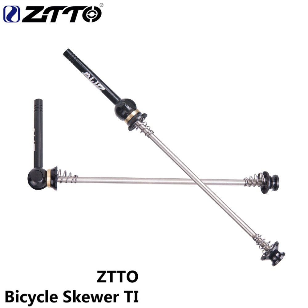 Ultralight ZTTO Bicycle QR Skewers Quick Release Skewers Titanium Axle 100/135mm hub Reliable Axle for MTB Road Bike skewer
