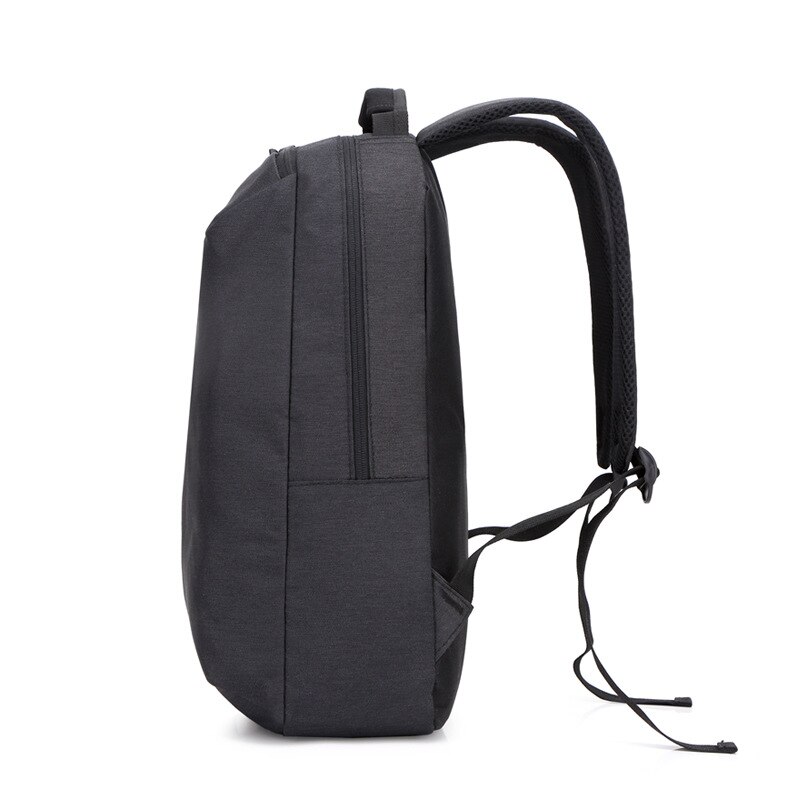 Crossten men's nylon waterproof travel bag, simple solid color laptop backpack, leisure light fitness male bag, sports bag, school bag