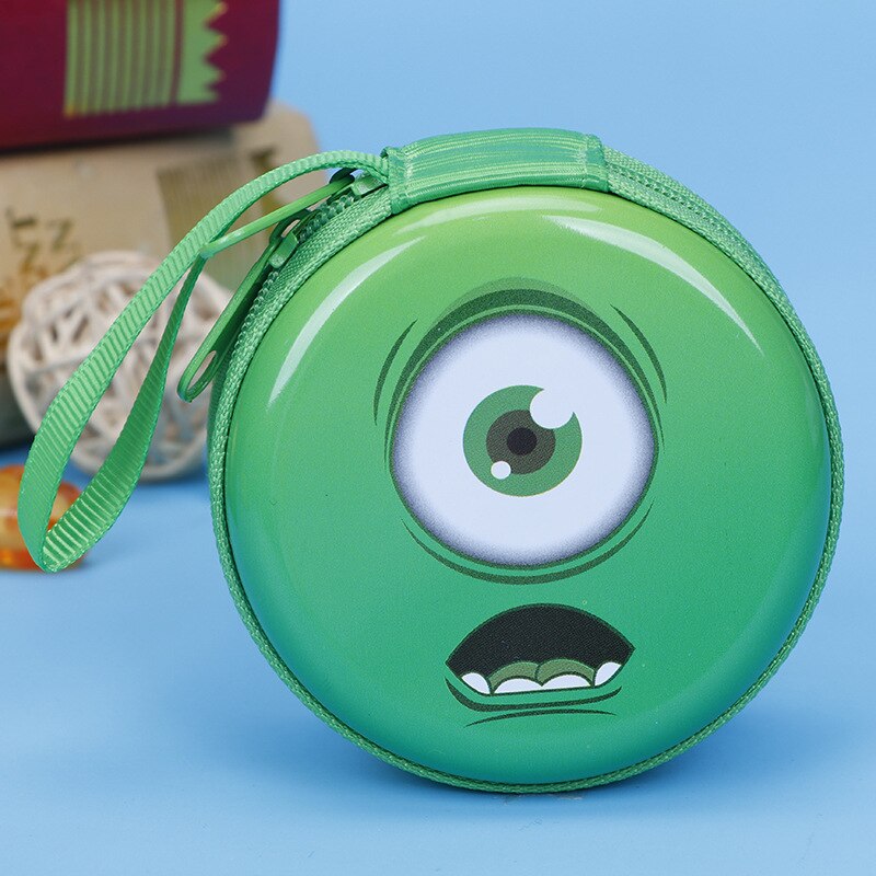 Tamanho: 7*3cm dos desenhos animados crânio olhos rosto moeda bolsas meninas meninos caso chave carteiras crianças fone de ouvido saco moeda sacos: 03