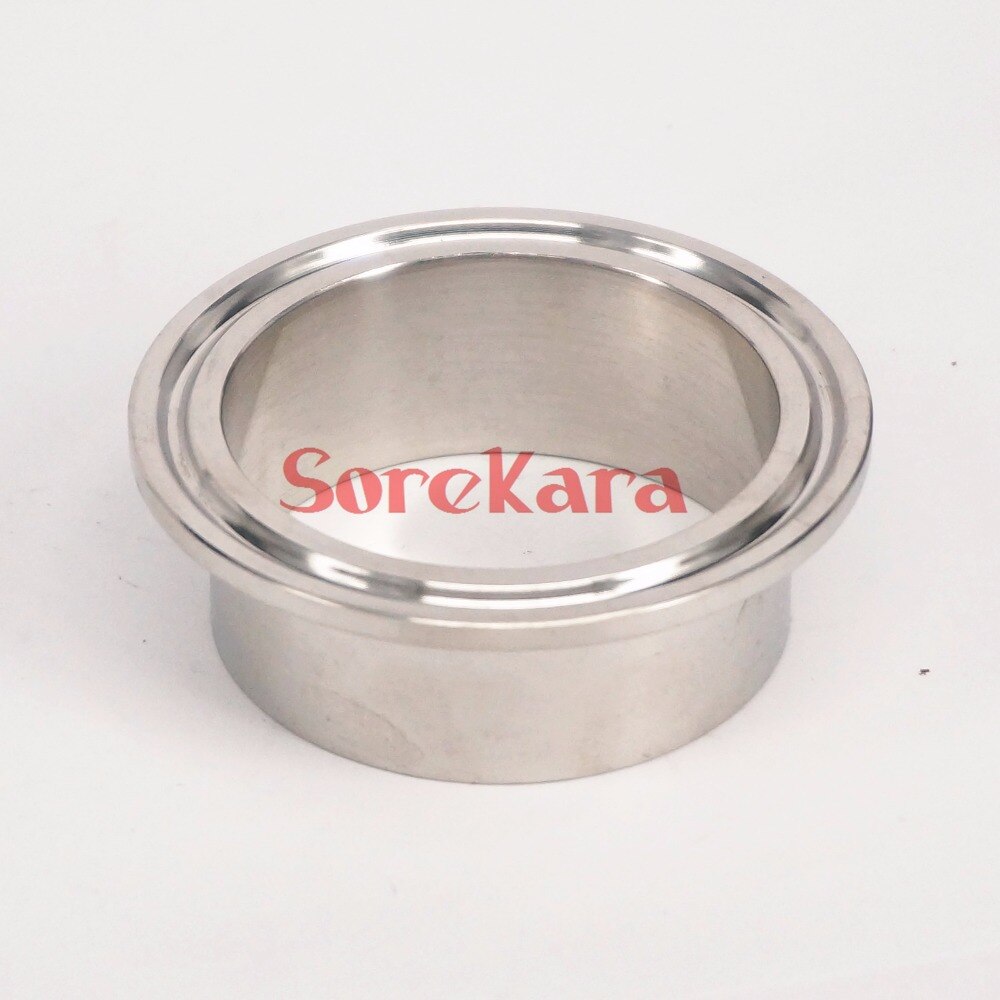 19/25/32/38mm Tube O/D x 1.5" Tri Clamp Weld Ferrule 304 Stainless Steel Sanitary Fitting Home Brew Beer Wine
