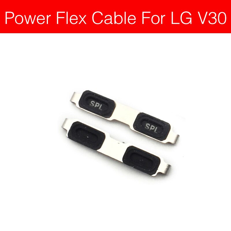 Volume & Power Knop Voor LG V10 V20 V30 V40 ThinQ F600 H961N H968 H910 H918 VS995 LS997 Schakelaar Op /off Power Control Flex Kabel: V30 Power Flex