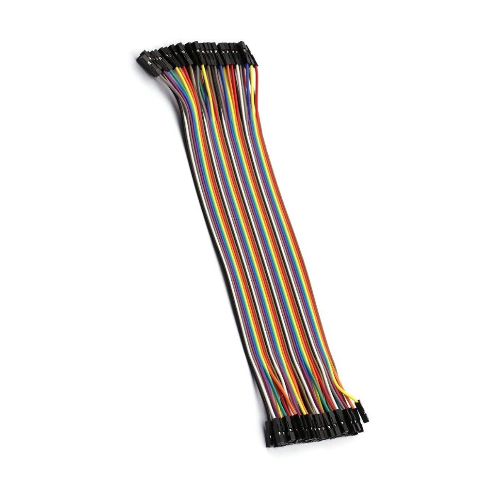 Aokin dupont cabo 10cm 20cm 30cm macho macho fêmea fêmea-fêmea jumper fio conector dupont cabo para arduino