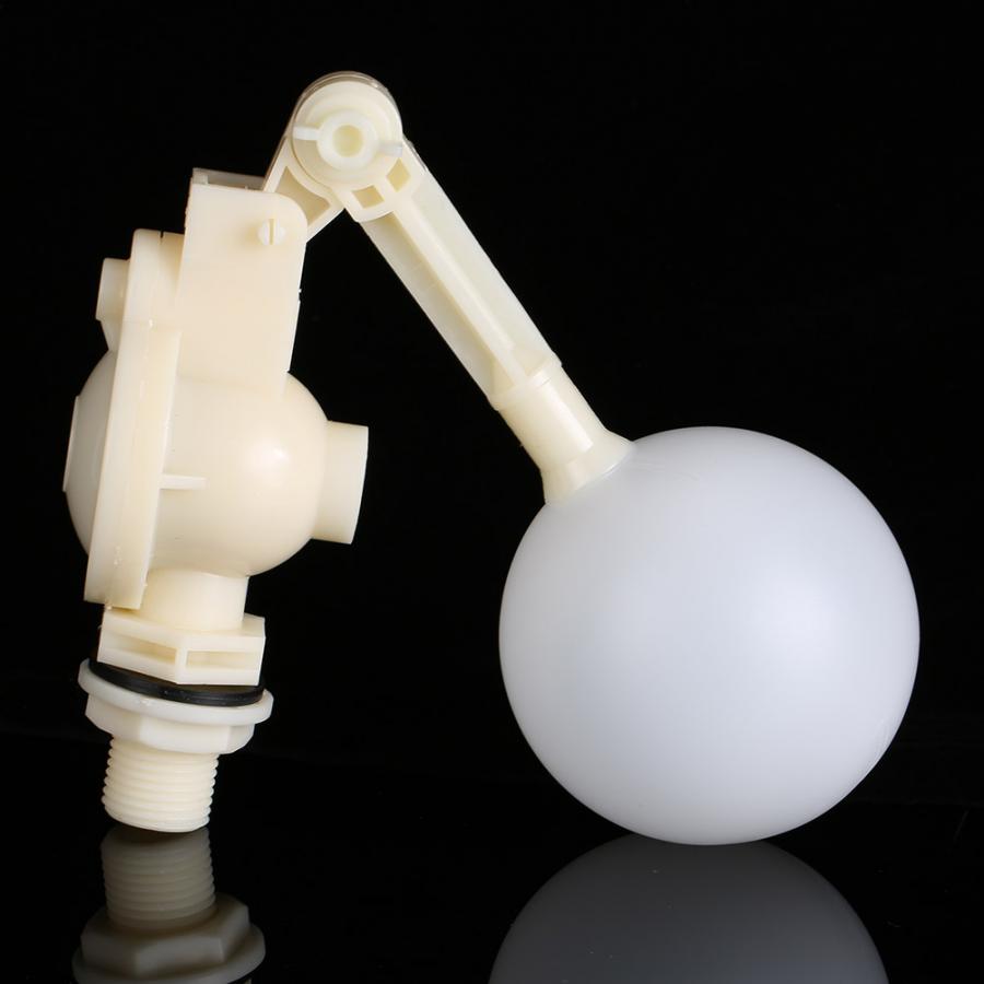 DN15 DN20 1/2 3/4 Inch Float Valve Plasitic Adjustable BSPT Thread Liquid Water Level Sensor