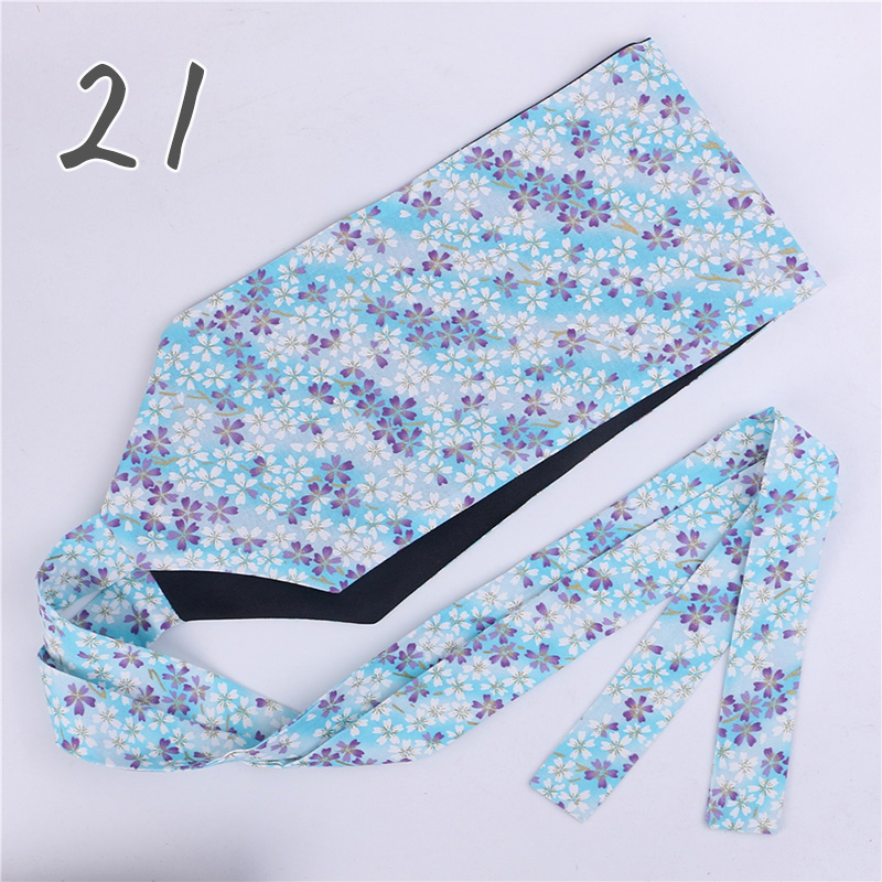 Traditioneller chinesischer Gürtel Hanfu Gürtel retro japanischer Stil Korsett Taille Obi Kleid Bund Schärpengurte Kimono Gürtel Zubehör: Licht Grau / 75cm