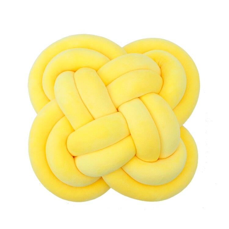 Bumpers Kussen Knoop Kussens Baby Knuffel Kussen Wieg Bumper Weven Bescherming Kussen Pad Accessoires YYJ006: YYJ006G