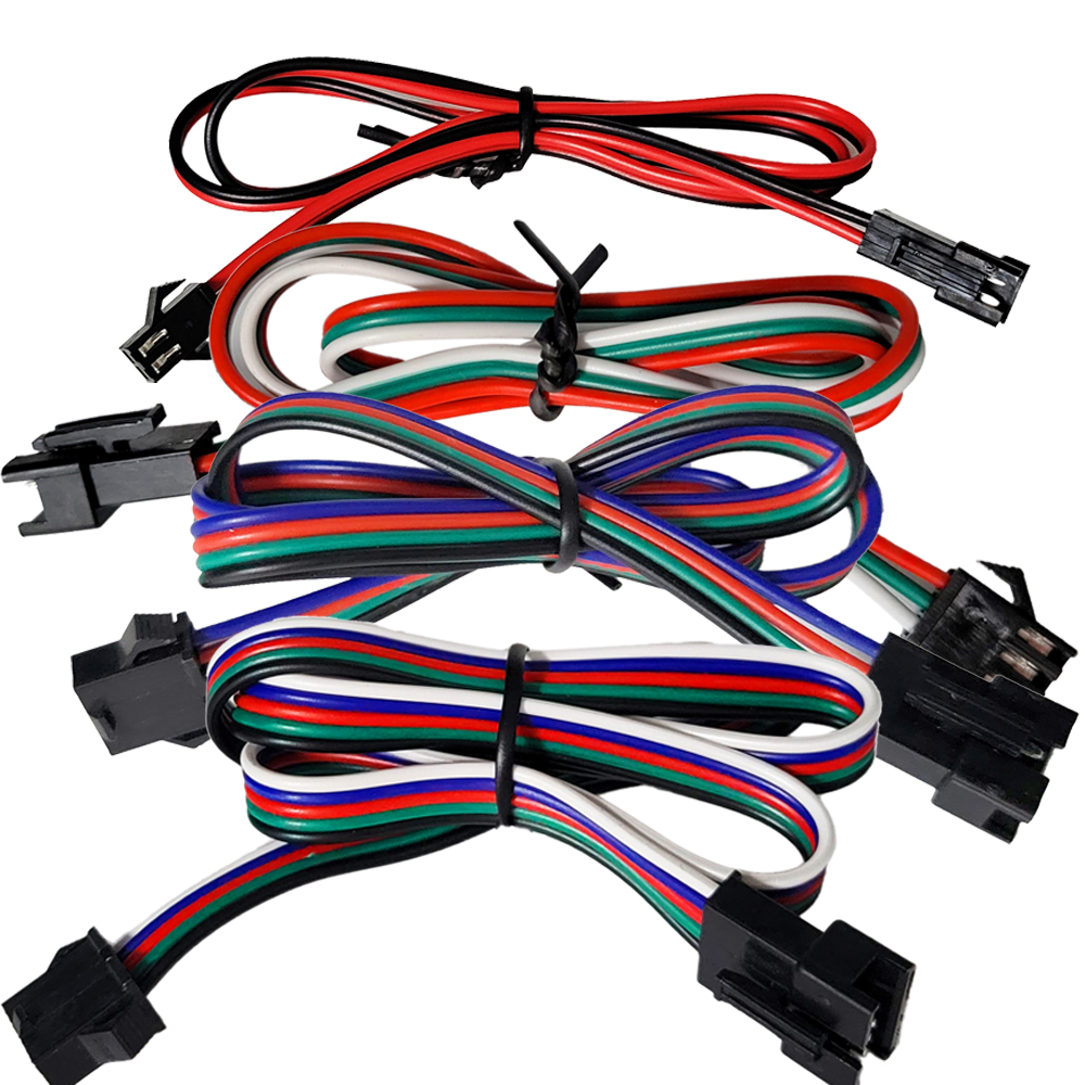 2Pin 3Pin 4Pin 5Pin Männlich Weiblich Verlängerung Kabel 0,5 m 1 m 2 m JST Draht Stecker Stecker Kabel für WS2811 WS2812 RGB LED Streifen Licht