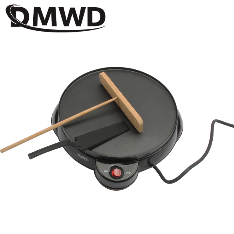 Non-stick Electric Pancake Crepe Maker Pizza Baking Pan Batter Cooker Plate Teppanyaki Spring Roll Cooking Breakfast Machine