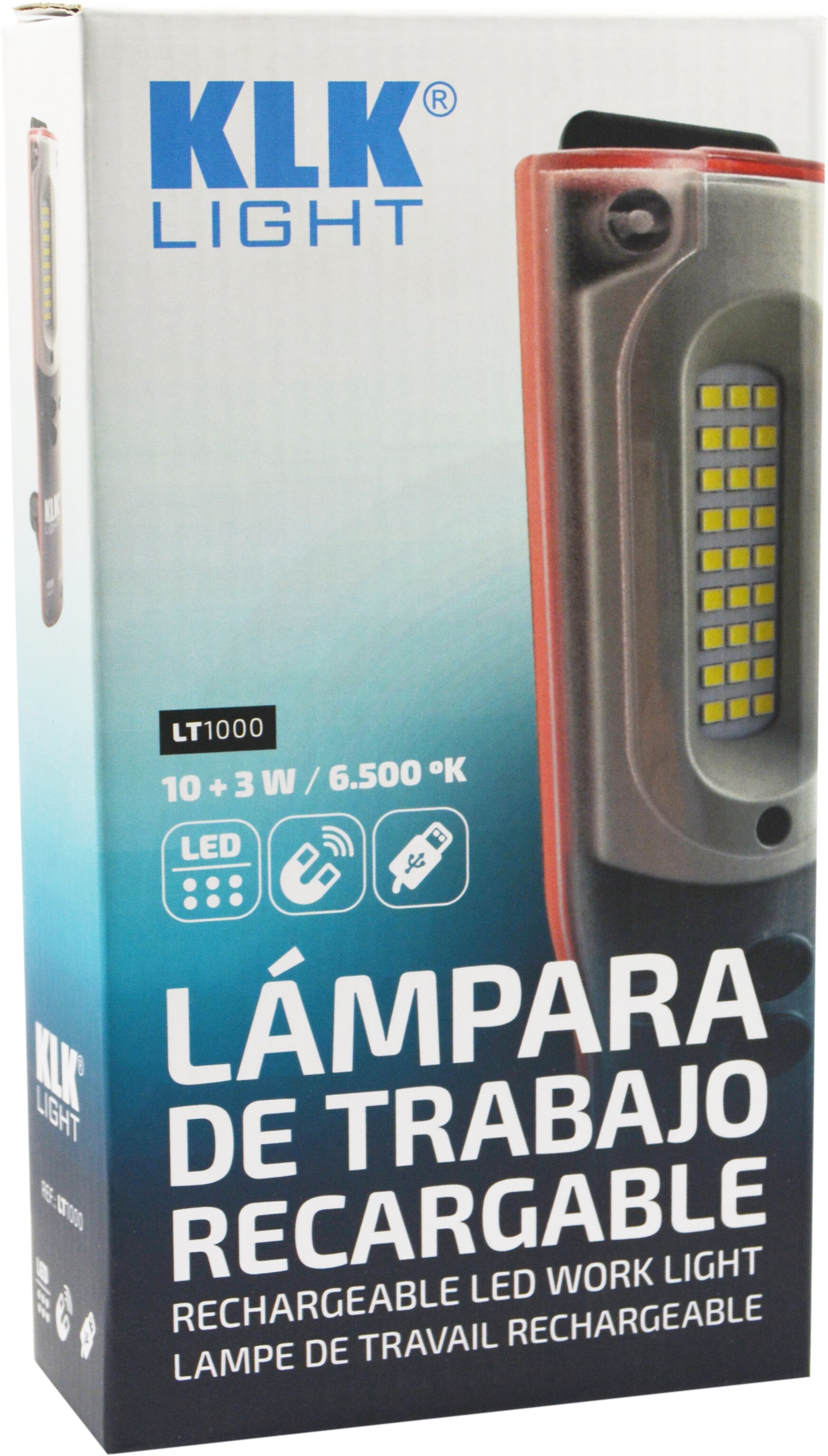 Lámpara de trabajo multifunción recargable KLK Light LT100 - LT1000: 10 W