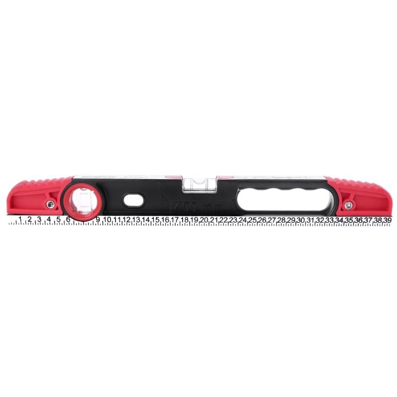 Aluminum Alloy Level Ruler with Level Bubble mm Scale Rule for Building Decoration Measurement Tool