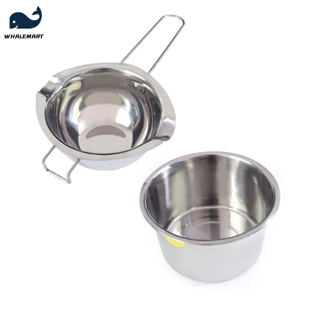 Juego de ollas de Base de jabón, olla hervida de acero inoxidable para calentar el agua, para fundir jabón hecho a mano en bruto, Kit de suministros de fabricación DIY