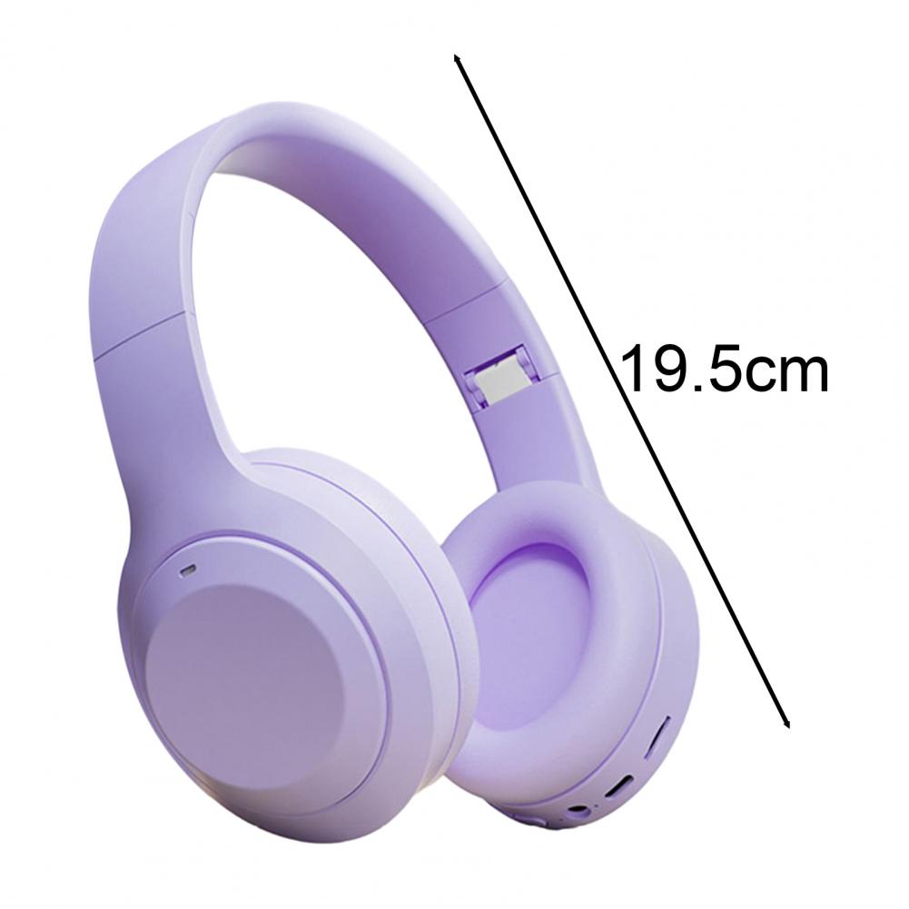 Stereo Headphones Wireless Headset Wireless Over-ear Headphones with Active Noise Cancelling Hi-res Audio for Music