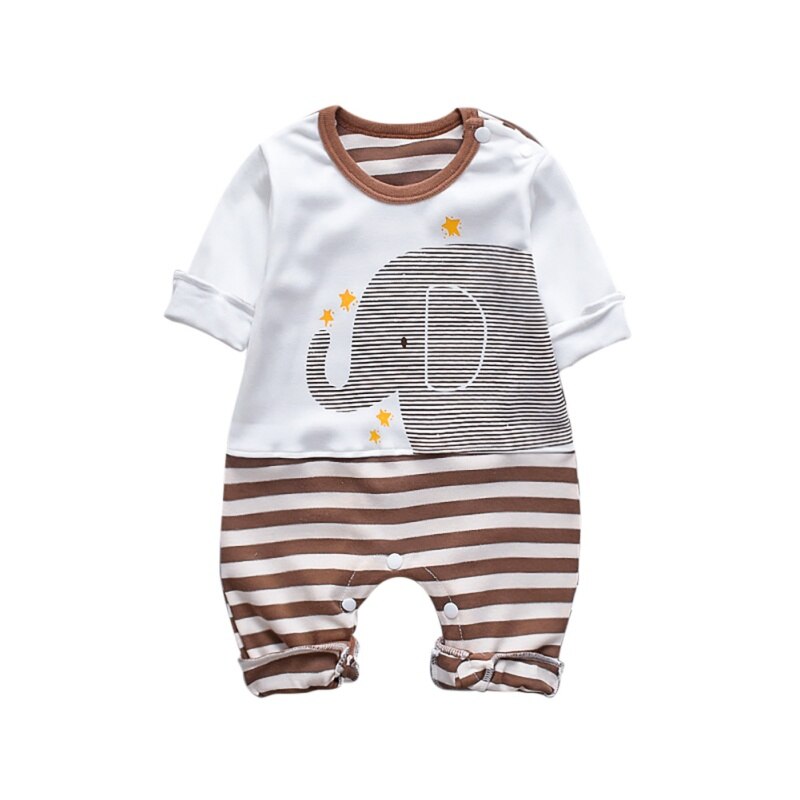Herbst Baby Strampler für Junge Mädchen Kleidung Lässig Säuglingsspielanzug Karikatur drucken Langarm freundlicher Kleidung Gesamt Outfits
