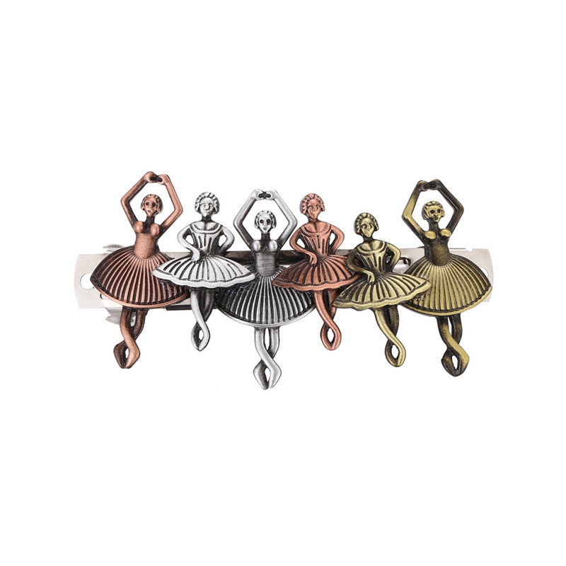 Holiday tematyczne brązowy Steampunk spinki do włosów/szpilki/szt., akcesoria do włosów, 80mm-francuskie grube włosy Barrette ważki/słoń/kot: 7