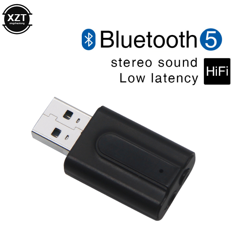 5.0 Bluetooth Zender Ontvanger Tv 2 In 1 3.5Mm Aux Hifi Stereo Audio Usb Mini Draadloze Adapter Voor Luidsprekers auto Pc