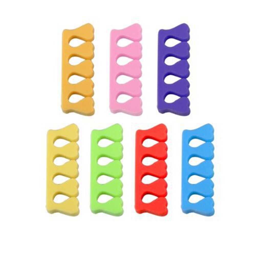 10pcs Nails Toes Separator Nail Art Decoration Tools Painting Separators Finger Separators EVA Manidure Pedicure Hand Spacers