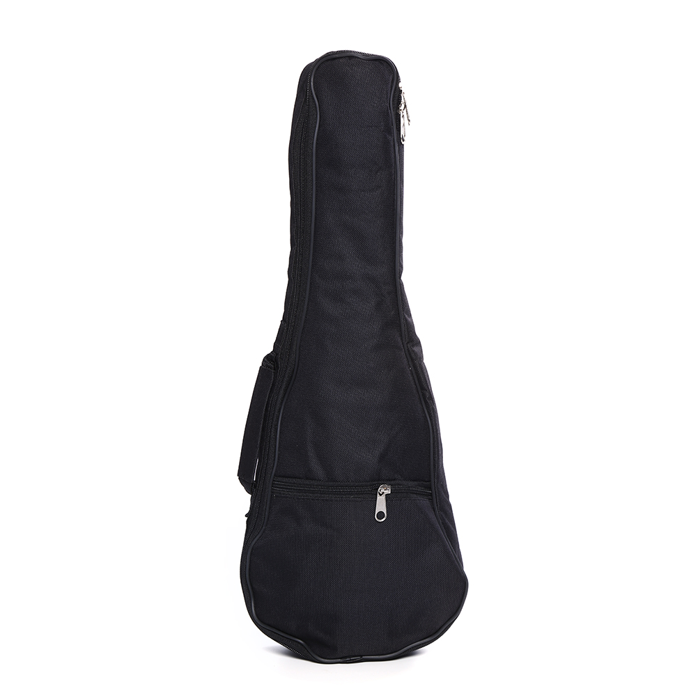 Black 21" Guitar Bag Adjustable Shoulder Straps Guitar Carry Bags Soft Case Nylon oxford Ukulele Waterproof Guitar Cover Gig Bag