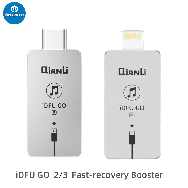 Qianli iDFU GO 2e 3e Lightning/Type-C Herstellen Kabel Herstel Booster Techniek Seriële Poort Tool voor iPhone 15-serie/iPad