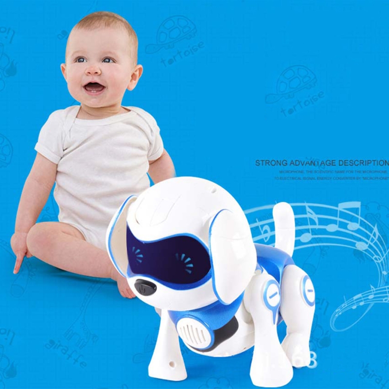 Elektronische Dier Intelligente Robot Hond Cool Ademhaling Lichten Robot Puppy