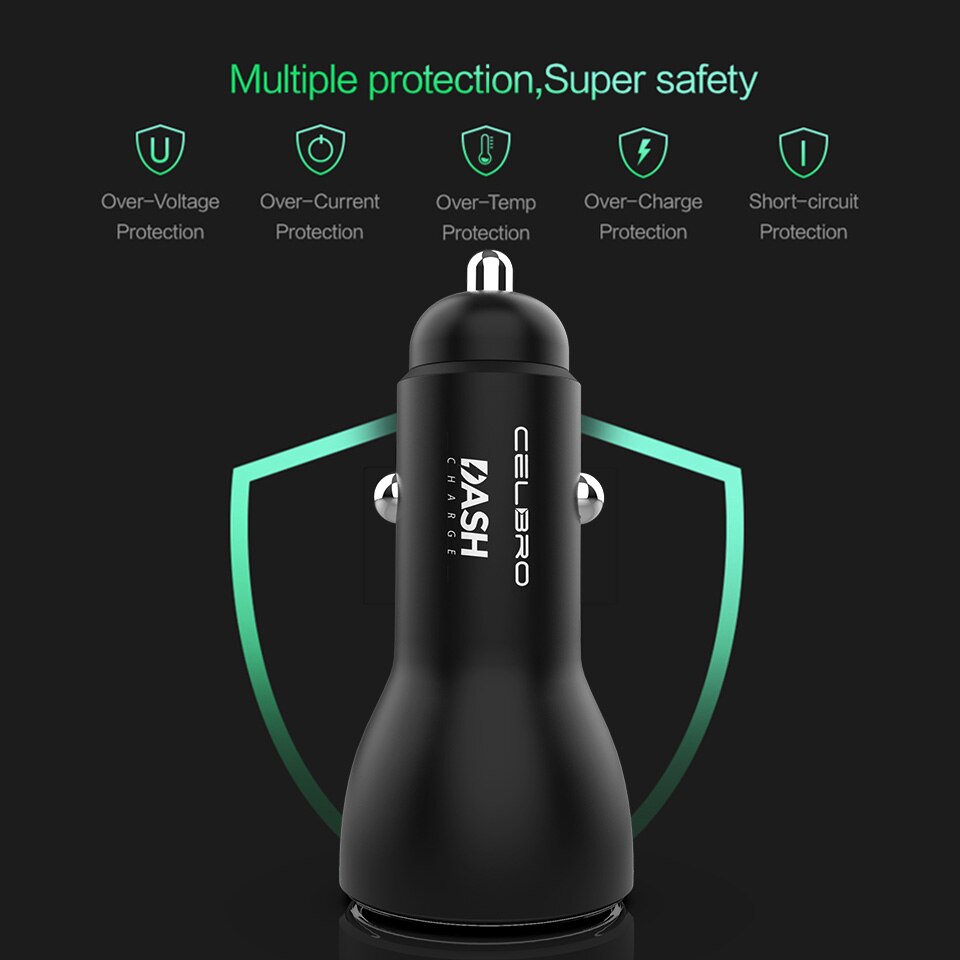 Oneplus-cargador de Metal con doble USB para coche, dispositivo móvil OnePlus 7 Pro 7T 6T 6 5T 5 3T 3 Warp Charge 30 Original One Plus Nord 8 8T Pro 5g