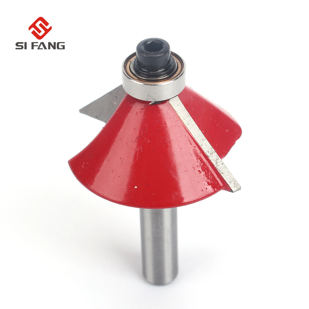 15Pcs 1/4" Shank Tungsten Carbide Router Bit Set Wood Case tool kit 6mm Milling Cutter Router Bit Set