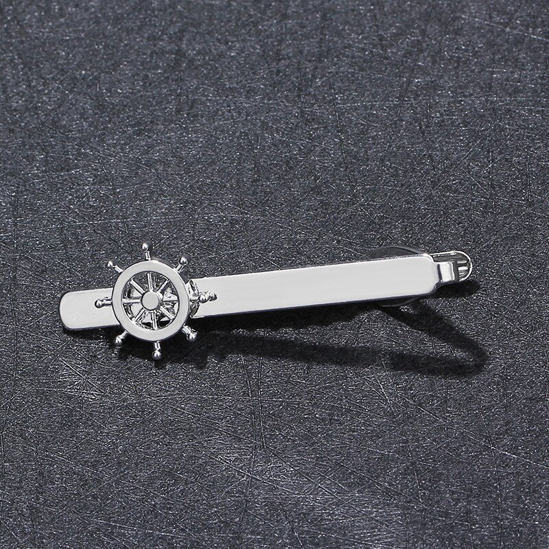 Men's art senior collar clip pure copper accessories
