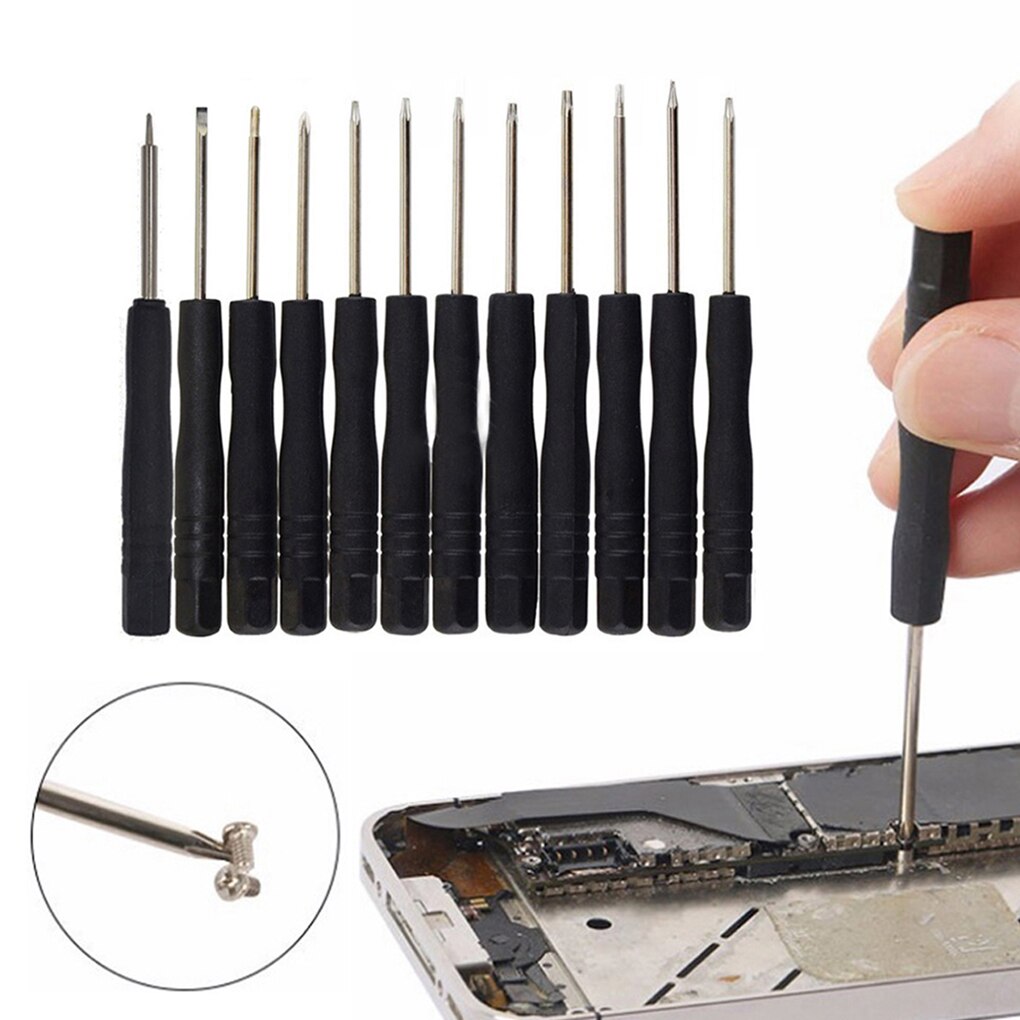 Set di cacciaviti di precisione multifunzione 12 pz/set per Apple iPhone 7 Xiaomi Smartphone per Ipad Tablet Set di strumenti di riparazione