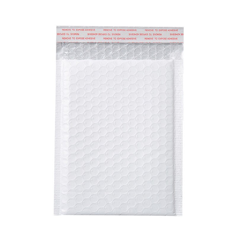 100Pcs Bubble Mailers Pearl White Plastic Bubble Envelope Business Packaging Bags With Bubble Padded Envelope
